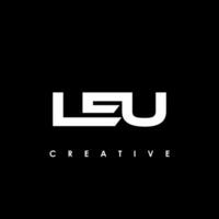 leu lettre initiale logo conception modèle vecteur illustration