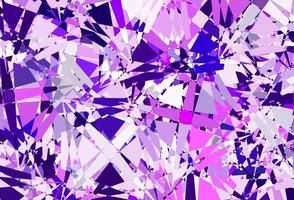 fond de vecteur violet foncé, rose avec des triangles.