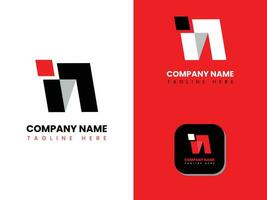 une magnifique et attrayant dans lettre logo. utile comme une entreprise ou affaires marque. vecteur
