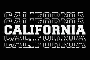 patriotique Etats-Unis Etat Californie T-shirt conception vecteur