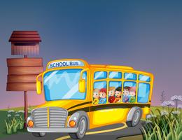 Bus scolaire vecteur