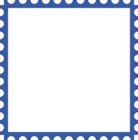 Facile timbre carré Cadre icône vecteur