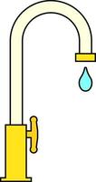 l'eau Accueil évier robinet icône vecteur