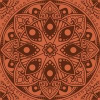 vintage beau fond floral mandala vecteur