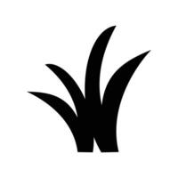 herbe icône vecteur isolé sur blanc Contexte pour votre la toile et mobile app conception, herbe logo concept. silhouette conception éléments avec une la nature thème.
