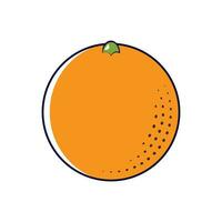 Orange icône gratuit vecteur illustration