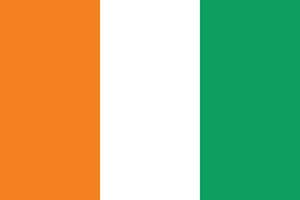 drapeau de Ivoire côte.national drapeau de Ivoire côte vecteur