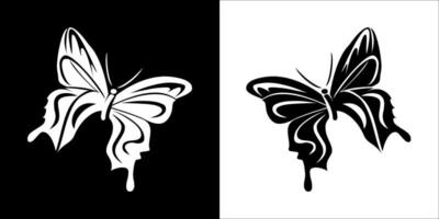 illustration vecteur graphique de papillon icône