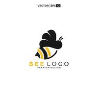 mon chéri abeille animaux logo icône vecteur illustration