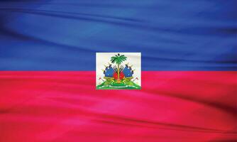 illustration de Haïti drapeau et modifiable vecteur de Haïti pays drapeau