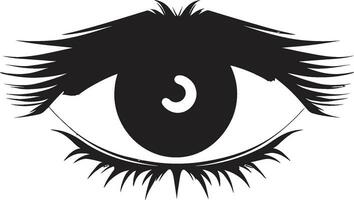 maître du regard précision vecteur œil icône marque de vision lisse œil symbolisation