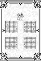 vecteur ensemble de sudoku Jeu puzzles avec Nombres