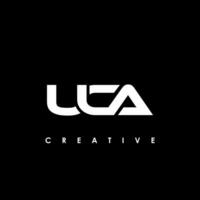 uca lettre initiale logo conception modèle vecteur illustration