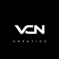 VCN lettre initiale logo conception modèle vecteur illustration