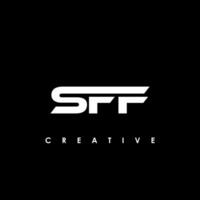 sff lettre initiale logo conception modèle vecteur illustration