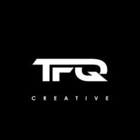 TFQ lettre initiale logo conception modèle vecteur illustration