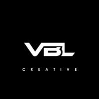 vbl lettre initiale logo conception modèle vecteur illustration