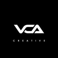 vca lettre initiale logo conception modèle vecteur illustration