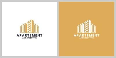 bâtiment, appartement logo conception inspiration vecteur