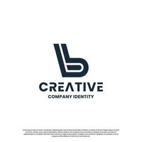 Créatif monogramme lettre b logo conception inspiration vecteur