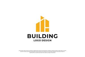 Créatif bâtiment logo conception inspiration. vecteur