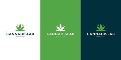 conception inspiration cannabis laboratoire pour votre entreprise vecteur