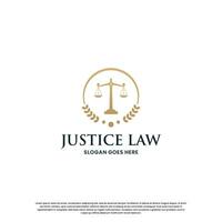 logo à propos Justice avocat. loi logo conception inspiration vecteur