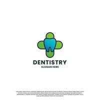 dentaire santé logo conception. dentiste, dentisterie logo modèle. vecteur