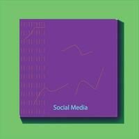 numérique affaires commercialisation social médias Publier modèle et bannière gratuit vecteur. vecteur