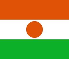 nation drapeau de le république de le Niger. vecteur