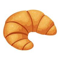 une croissant. vecteur illustration sur une blanc Contexte