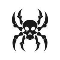 araignée logo icône conception vecteur
