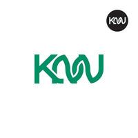 lettre kn monogramme logo conception vecteur