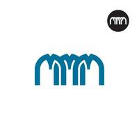 lettre mmm monogramme logo conception vecteur