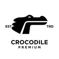 crocodile logo icône conception illustration vecteur