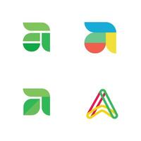 une lettre abstrait logo conception illustration vecteur