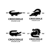 crocodile logo icône conception illustration vecteur