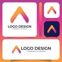 une lettre logo conception. une lettre. une lettre logo vecteur