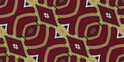 nordique modèle sans couture originaire de Américain, motif broderie, ikat broderie vecteur conception pour impression figure tribal encre sur tissu patola sari