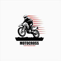 vecteur de logo de motocross