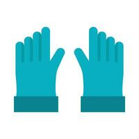 cuir gants vecteur plat icône pour personnel et commercial utiliser.