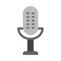 microphone vecteur plat icône pour personnel et commercial utiliser.