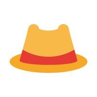 chapeau vecteur plat icône pour personnel et commercial utiliser.