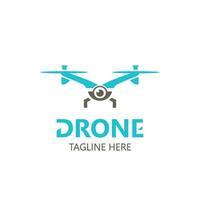 drone aérien avec caméra vecteur modèle icône. logo la photographie drone vecteur. quadcopter plat style