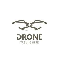 drone aérien avec caméra vecteur modèle icône. logo la photographie drone vecteur. quadcopter plat style