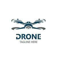 drone aérien avec caméra vecteur modèle icône. logo la photographie drone vecteur. quadcopter plat style