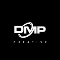 dmp lettre initiale logo conception modèle vecteur illustration