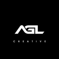 agl lettre initiale logo conception modèle vecteur illustration