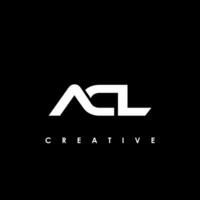 acl lettre initiale logo conception modèle vecteur illustration