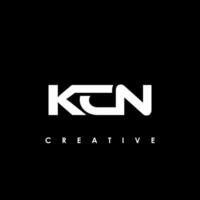 kcn lettre initiale logo conception modèle vecteur illustration